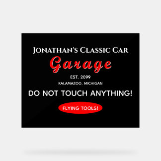 Zuhause Auto Mechanische Garage Flying Tools Akryl Acrylschild