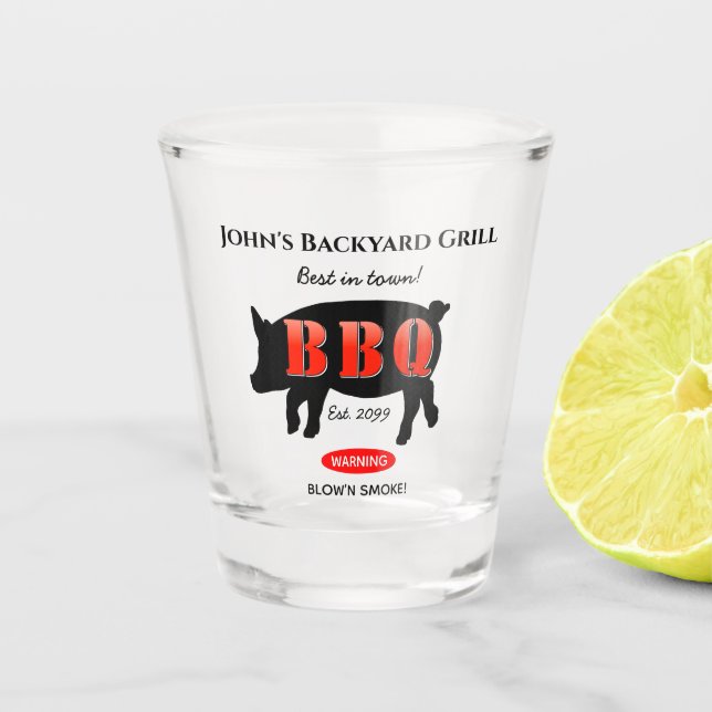 Zuhause Backyard Grillen Bier Soda Handschuh Glas (Vorderseite)