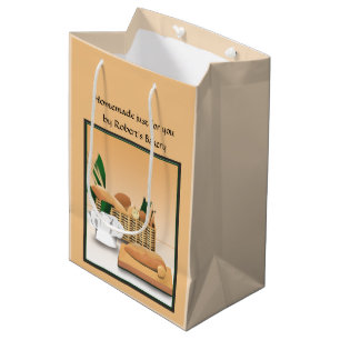Zuhause Baked Bakery Geschenktasche Mittlere Geschenktüte