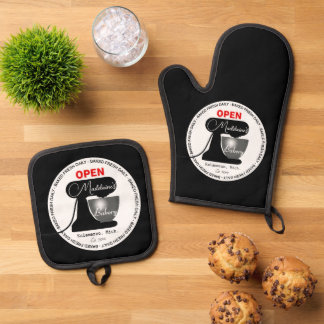 Zuhause Baker Koch Koch w Mixer Ofenhandschuh & Topflappen-Set