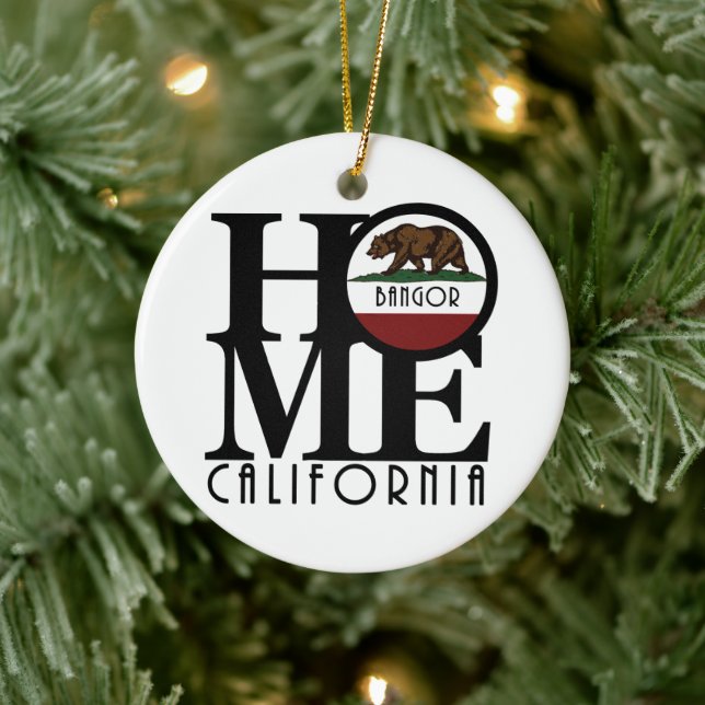 ZUHAUSE Bangor California Keramik Ornament (Baum)