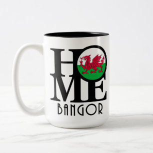 ZUHAUSE Bangor Gwynedd, - Wales 15oz Zweifarbige Tasse