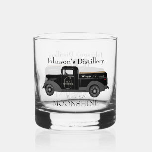 Zuhause Bar Fun Moonshine Rocks Whiskey Glass Whiskyglas