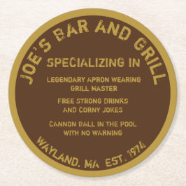 Zuhause Bar Funny Untersetzer