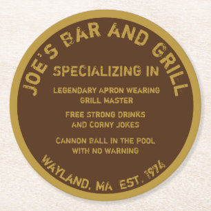 Zuhause Bar Funny Untersetzer