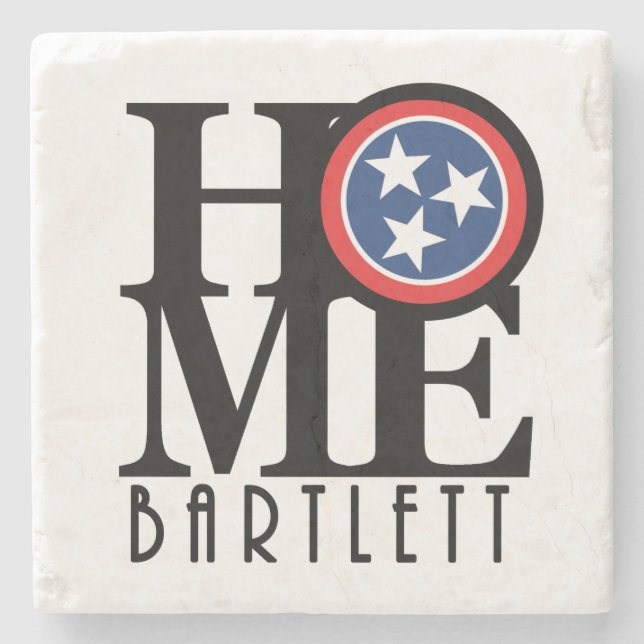 ZUHAUSE Barlett Steinuntersetzer (Vorderseite)