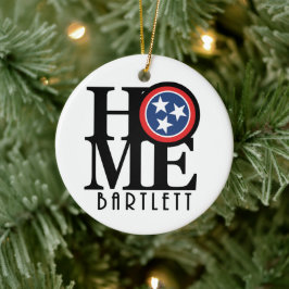 ZUHAUSE Bartlett Tennessee Keramik Ornament