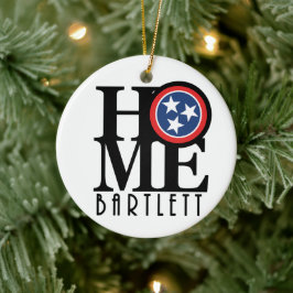 ZUHAUSE Bartlett Tennessee Keramik Ornament