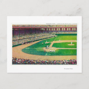 Zuhause Base Bleachers View of Comiskey Park Postkarte