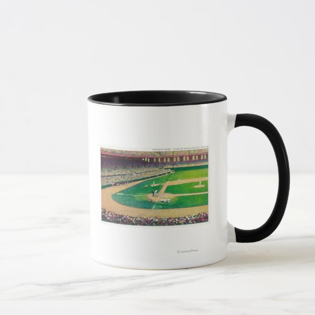 Zuhause Base Bleachers View of Comiskey Park Tasse (Rechts)