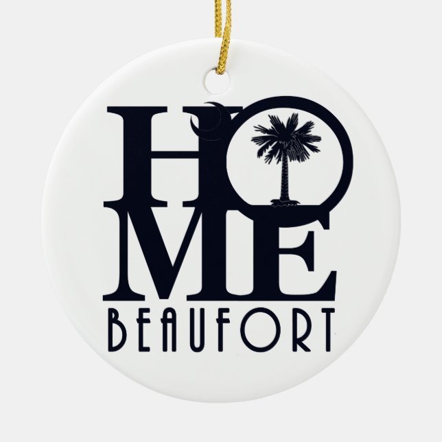 ZUHAUSE Beaufort SC Keramik Ornament (Vorne)