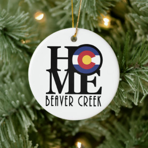 ZUHAUSE Beaver Creek Keramik Ornament