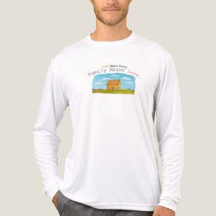 Zuhause bedeutet Familie. Familie bedeutet Liebe Tri-Blend Shirt