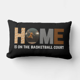 Zuhause befindet sich auf dem Basketball Court Fot Lendenkissen