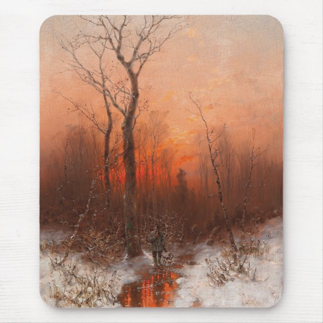 Zuhause bei Sunset - Désiré Thomassin Mousepad (Vorne)