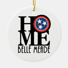 ZUHAUSE Belle Meade Tennessee Keramik Ornament