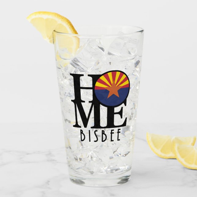 ZUHAUSE Bisbee Arizona Glas (Vorderseite Ice)