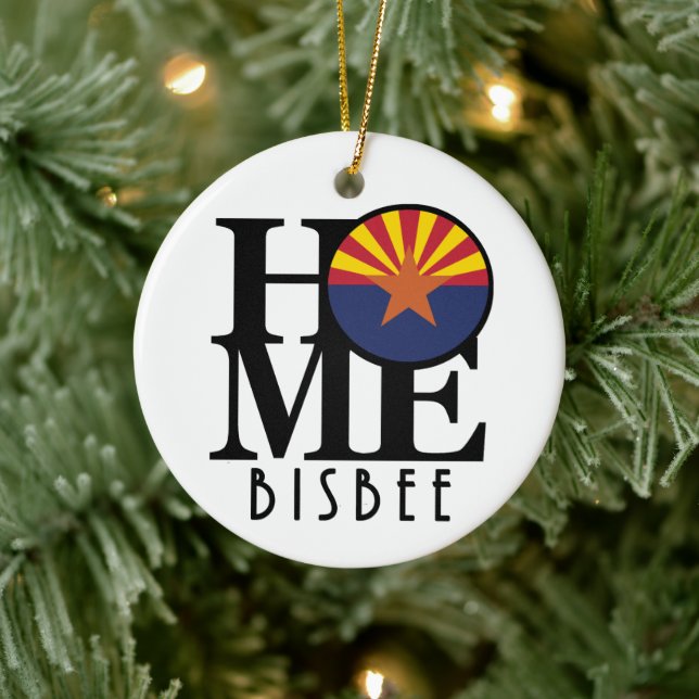 ZUHAUSE Bisbee Arizona Keramik Ornament (Baum)