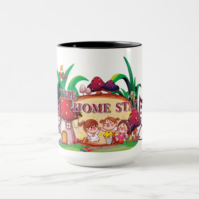 Zuhause Bleibe Tasse (Zentrum)