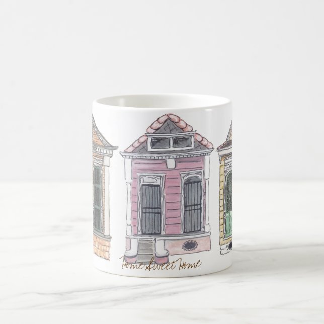 Zuhause-Bonbon-Zuhause Kaffeetasse (Mittel)