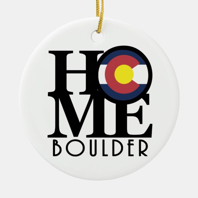 ZUHAUSE Boulder Colorado Ornament (Vorne)