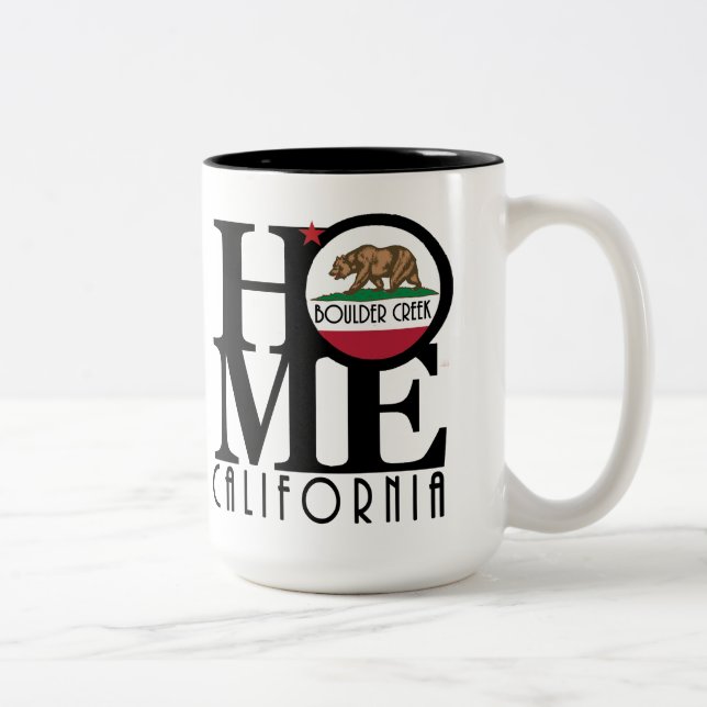 ZUHAUSE Boulder Creek California 15oz Zweifarbige Tasse (Rechts)