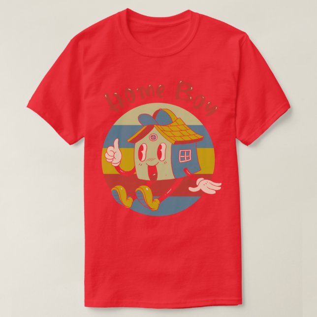 Zuhause Boy T-Shirt (Design vorne)