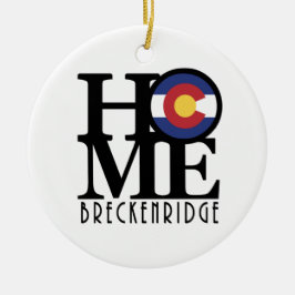 ZUHAUSE Breckenridge CO Keramik Ornament