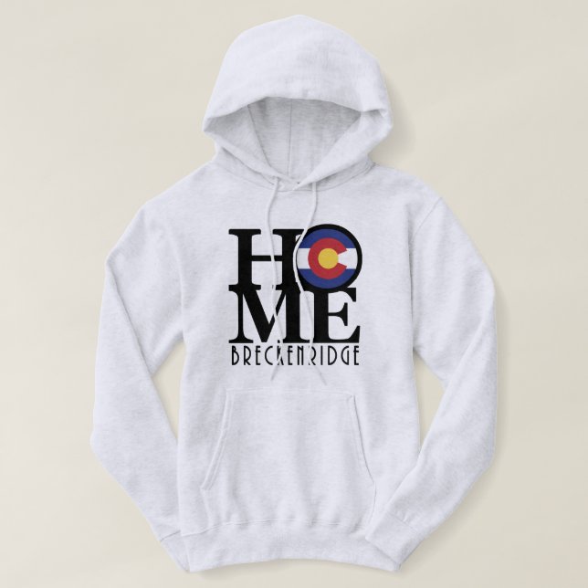 ZUHAUSE Breckenridge Colorado Hoodie (Design vorne)