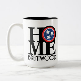 ZUHAUSE Brentwood TN 15oz Zweifarbige Tasse