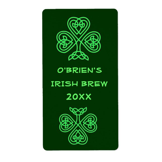 Zuhause Brew-Label (Vorne)