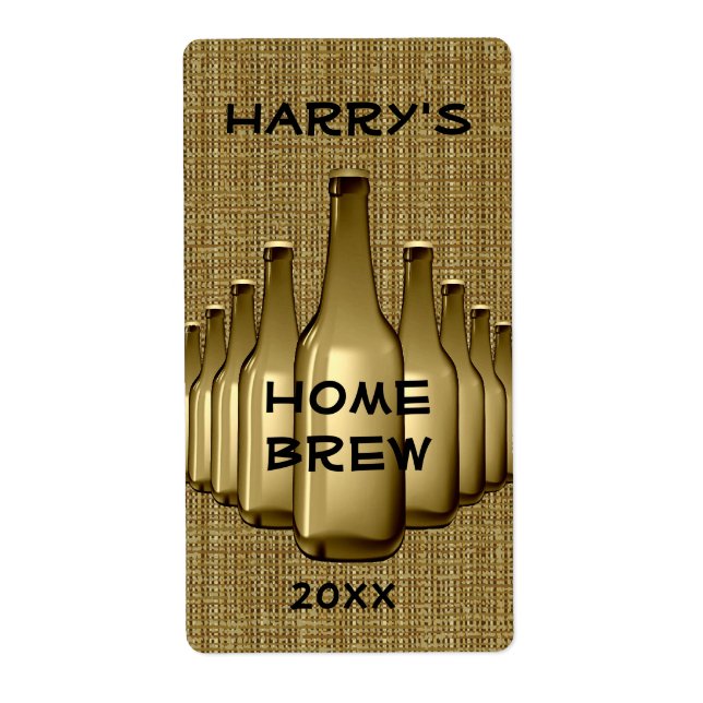 Zuhause Brew-Label (Vorne)