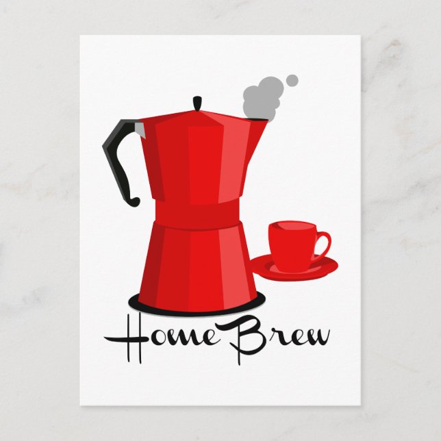Zuhause Brew Postkarte (Vorderseite)