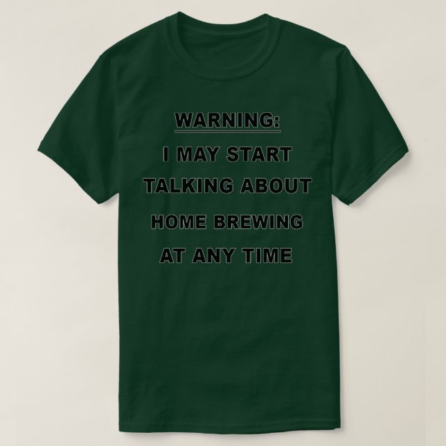 Zuhause Brewing Funny Zuhause Brewing GiftPresent  T-Shirt (Design vorne)