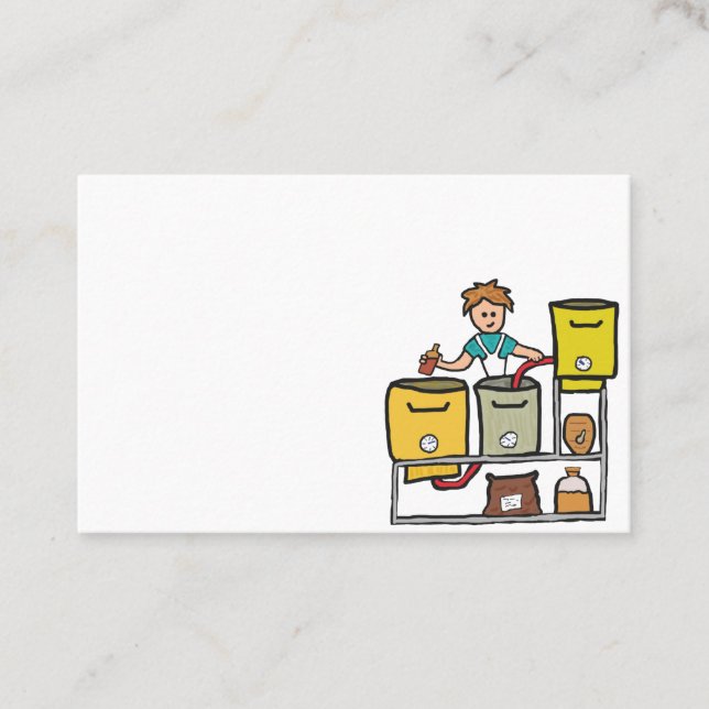 Zuhause Brewing Visitenkarte (Vorderseite)