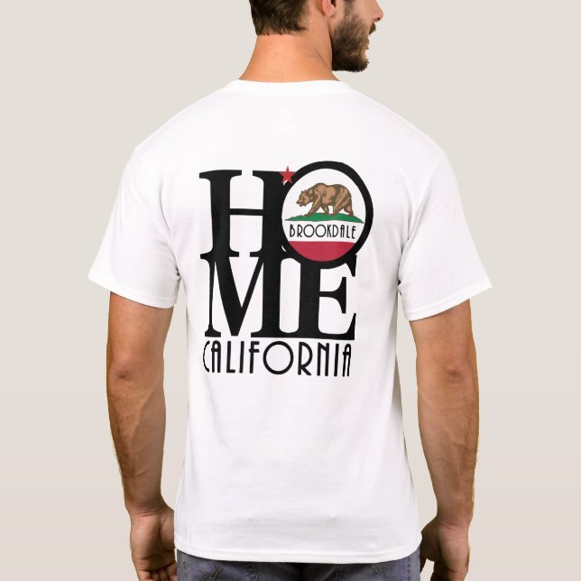 ZUHAUSE Brookdale California (Rückseite) T-Shirt (Rückseite)