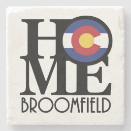 ZUHAUSE Broomfield Colorado Steinuntersetzer