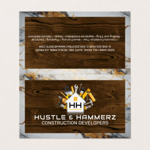 Zuhause Build-Konstruktionstools   Holz   Marmor Visitenkarten
