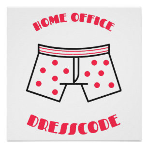 Zuhause-Bürocode Poster