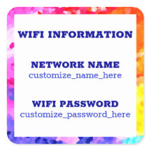 Zuhause Business Network WIFI-Kennwortinformatione