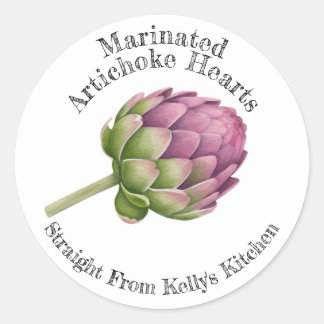 Zuhause Canning Business Artichoke Hörgerätesiegel Runder Aufkleber