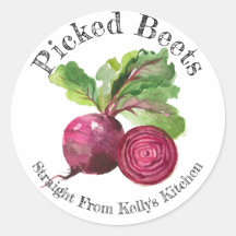 Zuhause Canning Business Pickled Bees Food Label