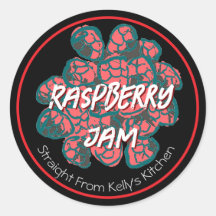 Zuhause Canning Business Raspberry Jam Modern Labe