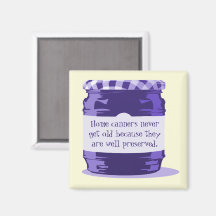Zuhause Canning Spaß Retro Lila Jelly Jar Kitchen