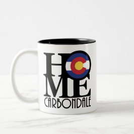 ZUHAUSE Carbondale Colorado 11oz Zweifarbige Tasse