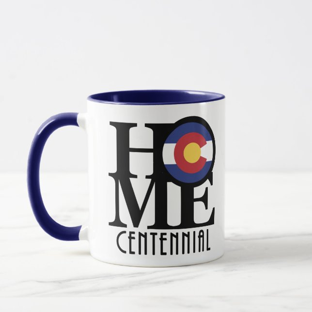 ZUHAUSE Centennial Colorado 11oz Tasse (Links)