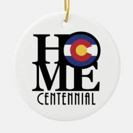 ZUHAUSE Centennial Colorado Keramik Ornament