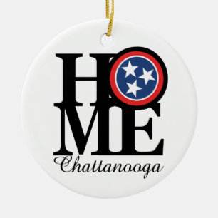 ZUHAUSE Chattanooga Keramik Ornament