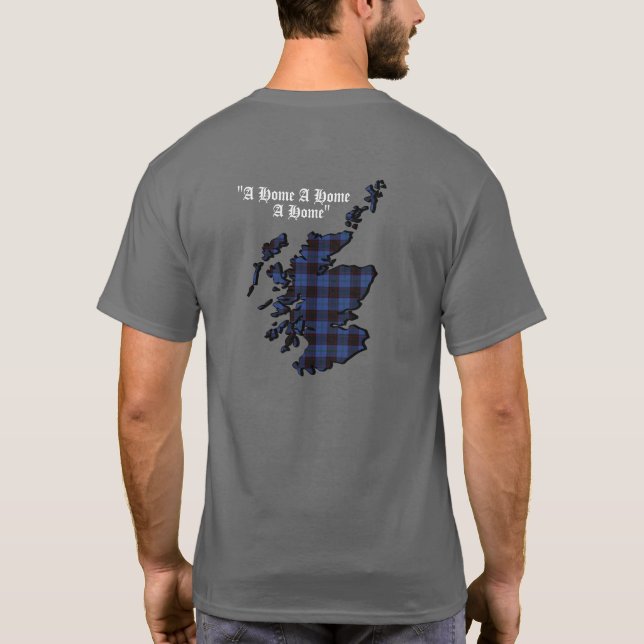 Zuhause Clan Adult Dark T-Shirt (Rückseite)
