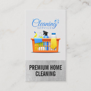 Zuhause Cleaners   Maid   Reinigungsmittel Visitenkarte